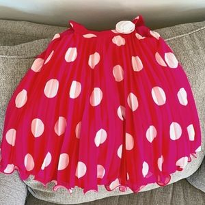 2T pink polka dot dress